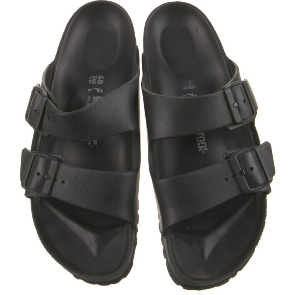 Birkenstock Arizona Black Leather Sandals